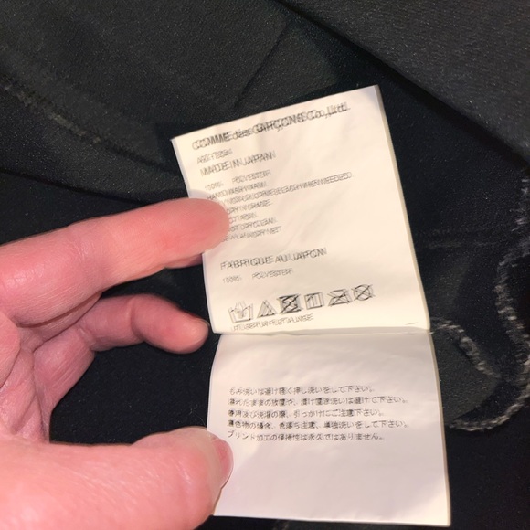 COMME DES GARCONS CDG PLAY BLACK HEART FULL ZIP BACK PRINT HOODIE SIZE XXL - Picture 8 of 9